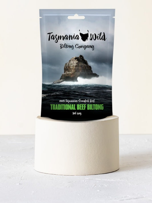 Tasmania Wild Traditional Beef Biltong (Jerky) 40g